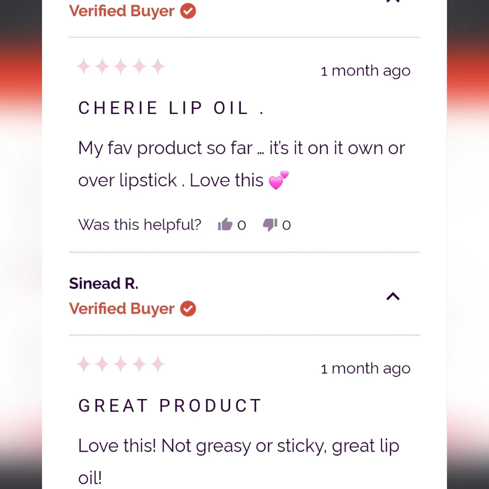 🆕️The Beauty Crop Oui Cherie Lip Oil